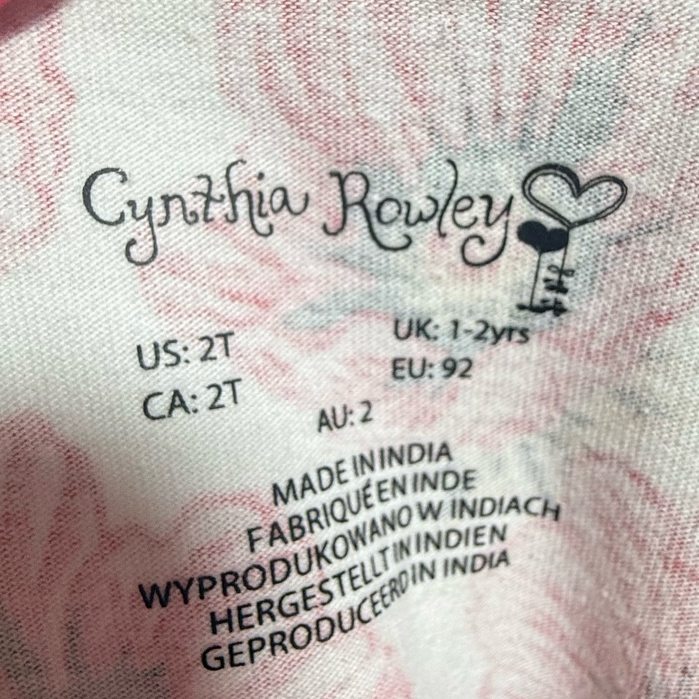 Cynthia Rowley Lot of 3 dress size 2t Flutter Sleeve Dress Easter/Spring - Picture 4 of 10